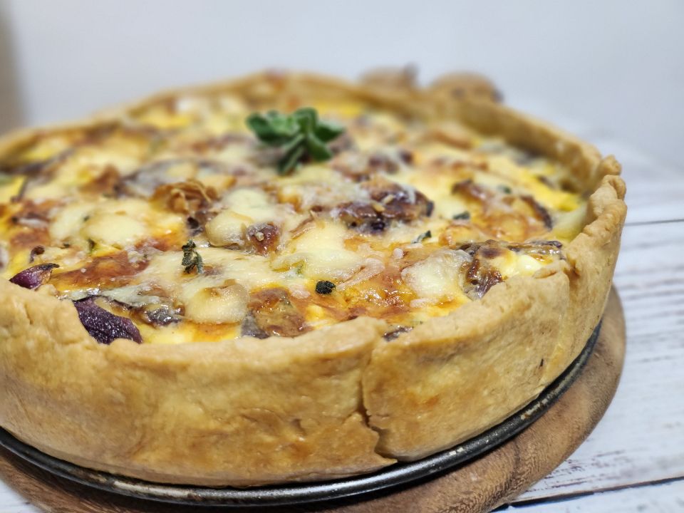 Quiche Lorraine Cu Piept De Pui Farfuria Cu Gust Retete Culinare Din Intreaga Lume